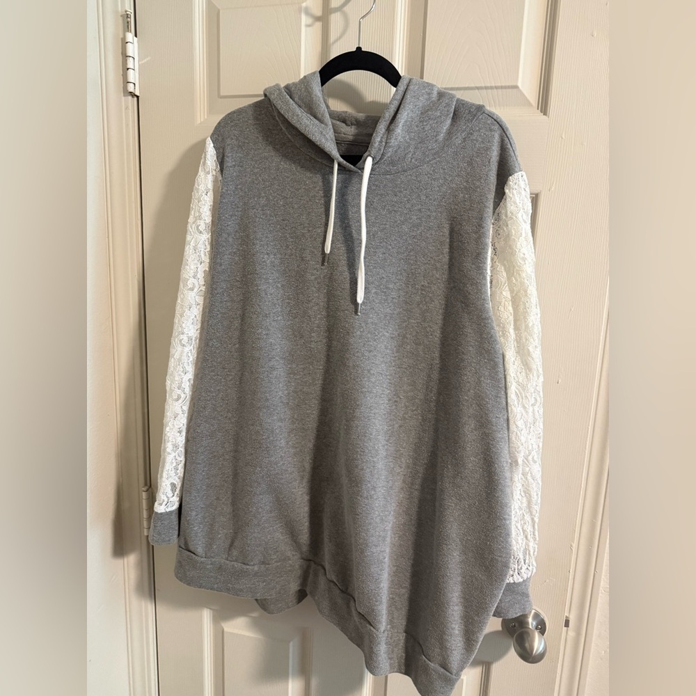 Torrid Gray Knit Top